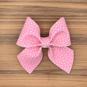 Rory Gail Handmade Bows Pink Polka Dots Sailor 3 inch Bow