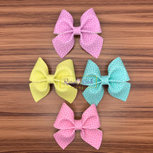 Load image into Gallery viewer, Rory Gail Handmade Bows Polka Dots Sailor 3 inch Bow
