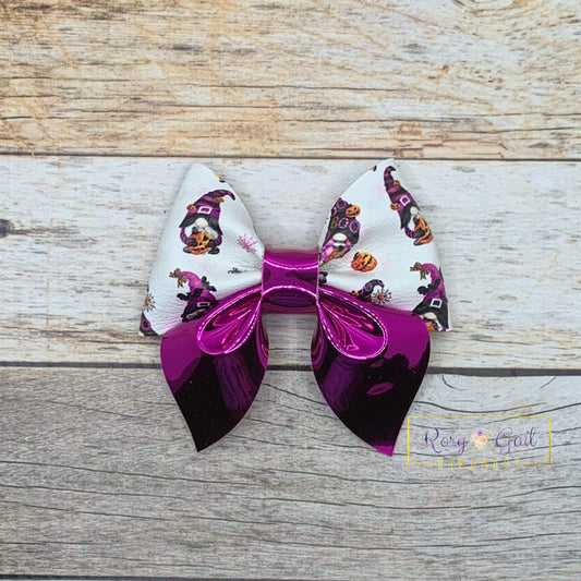Rory Gail Handmade Bows Witchy Gnomes 3 inch Sailor Bow