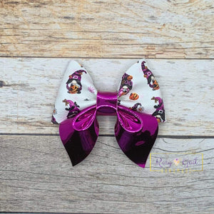 Rory Gail Handmade Bows Witchy Gnomes 3 inch Sailor Bow
