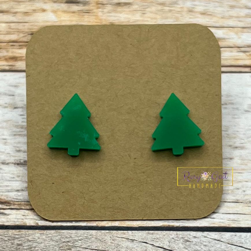 Rory Gail Handmade Earrings Christmas Acrylic Stud Earrings