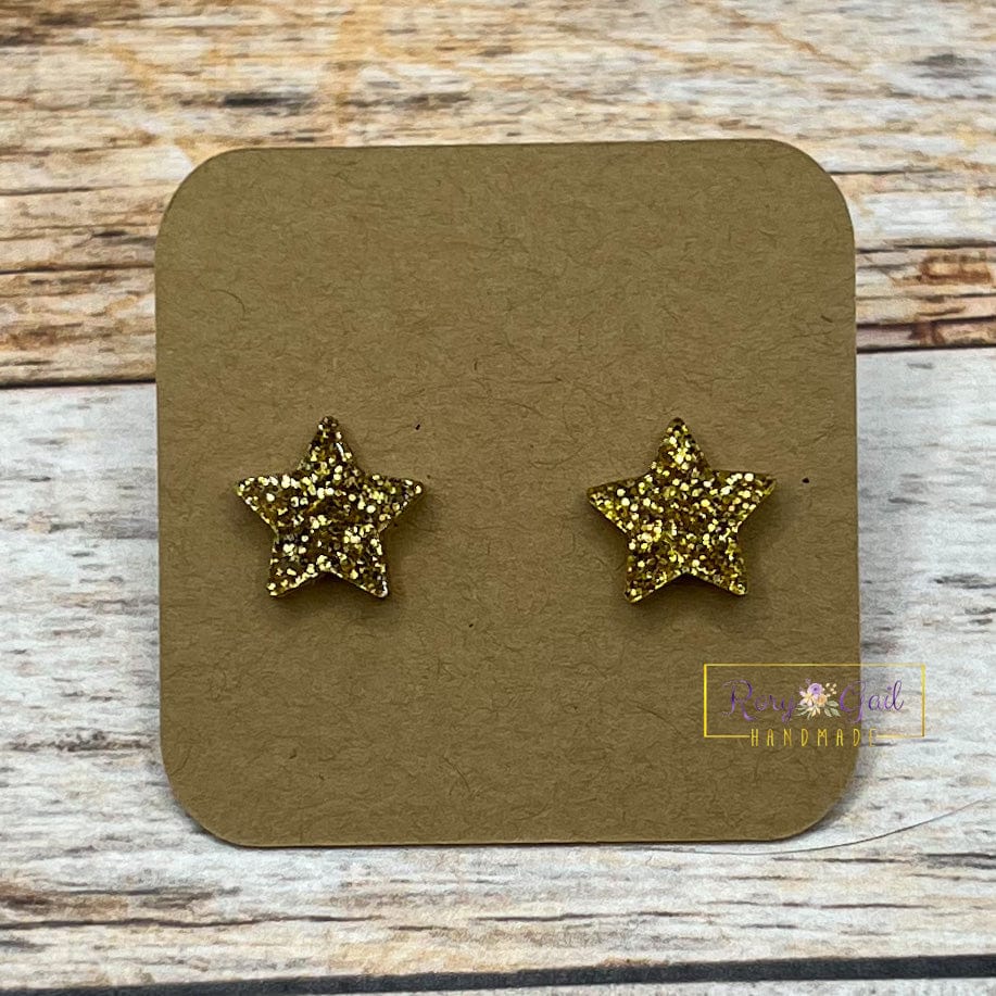 Rory Gail Handmade Earrings Christmas Acrylic Stud Earrings