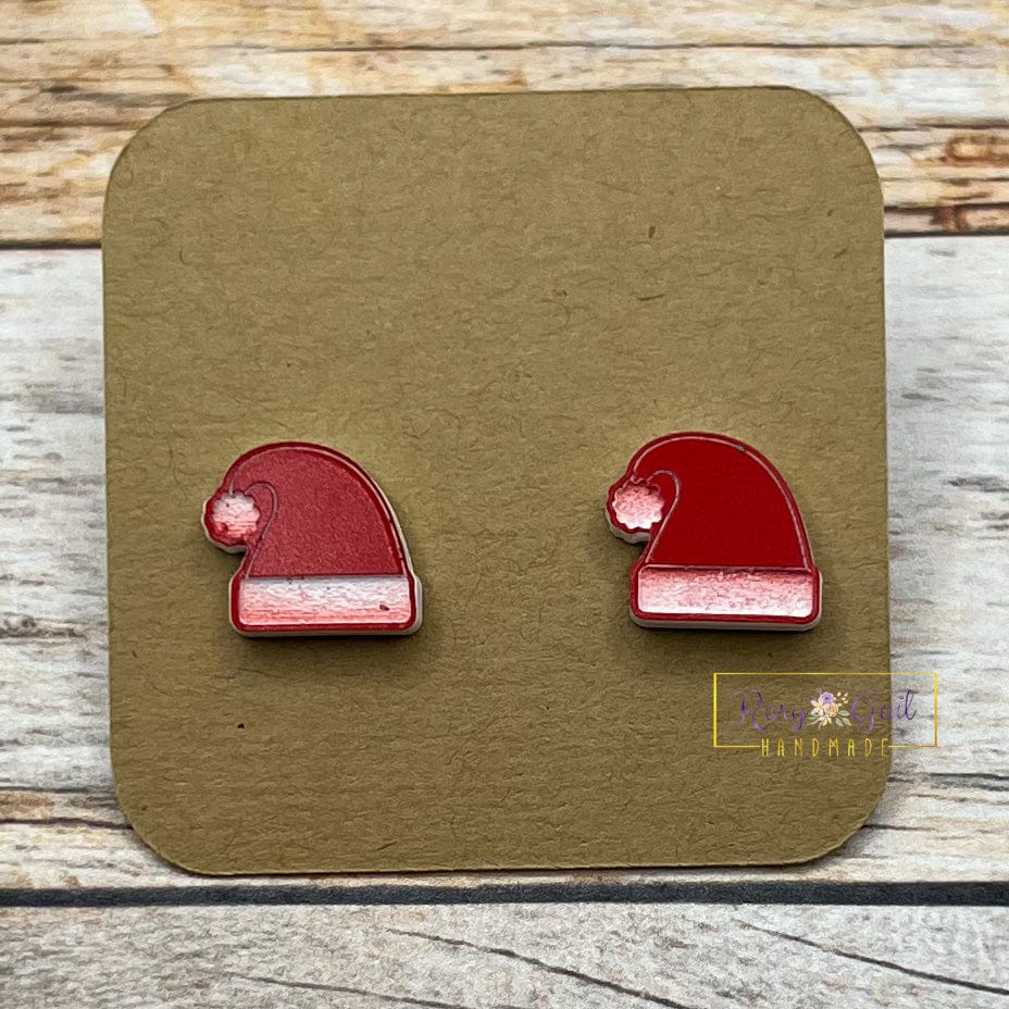 Rory Gail Handmade Earrings Christmas Acrylic Stud Earrings