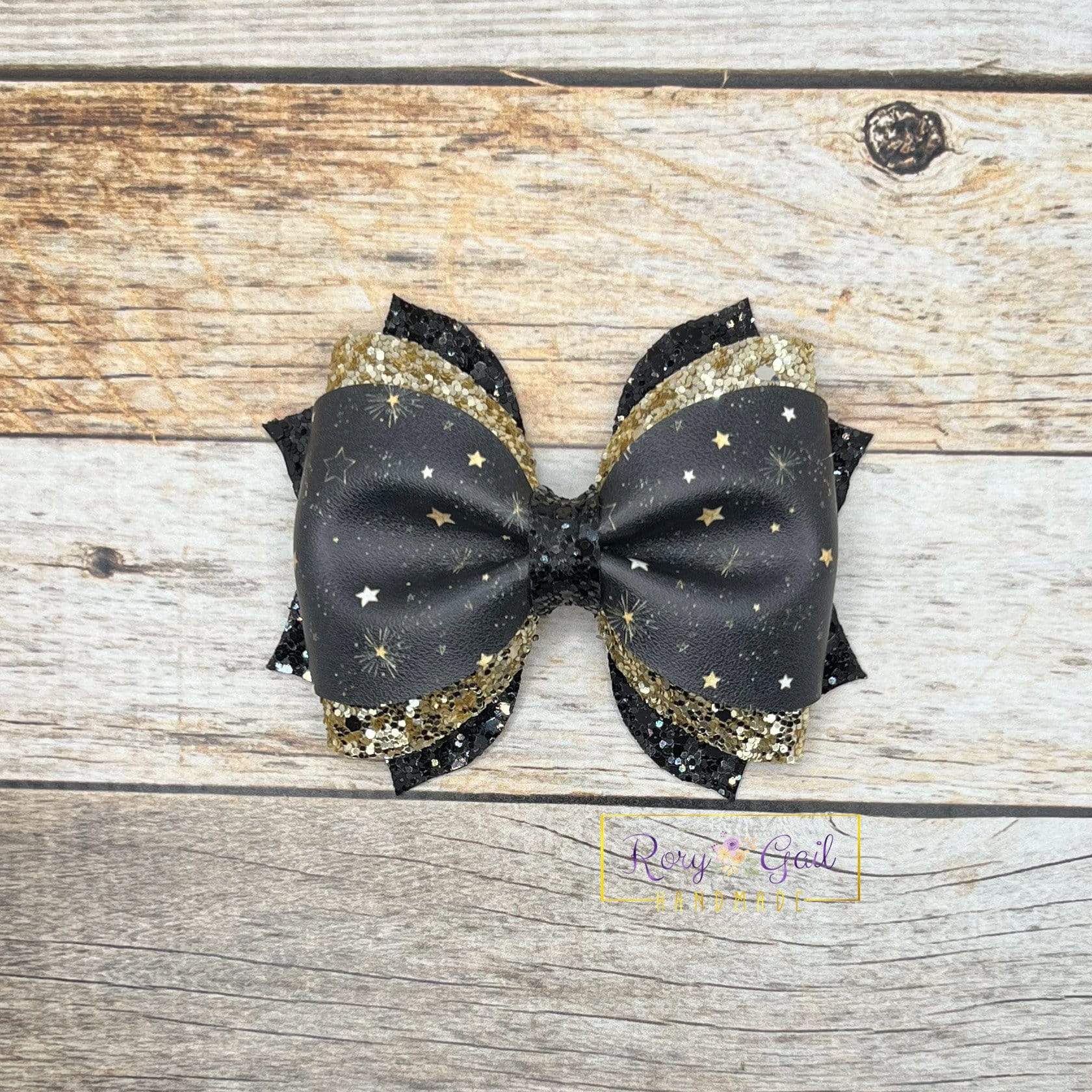 Rory Gail Handmade Fireworks and Stars 3.5” Phoebe Bow