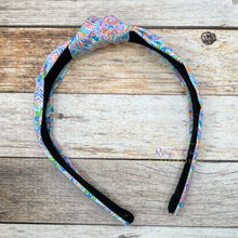 Load image into Gallery viewer, Rory Gail Handmade Headband Bright Floral Top Knot Headband
