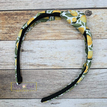 Load image into Gallery viewer, Rory Gail Handmade Headband Lemon Drops Top Knot Headband
