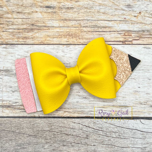 Rory Gail Handmade Paperclips 3.5 inch Pencil Bow