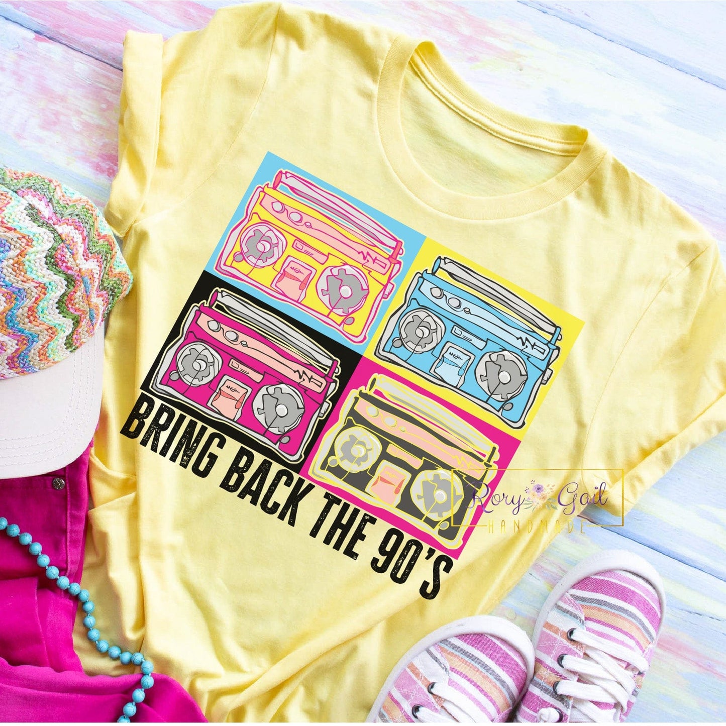 Rory Gail Handmade Shirt Bring Back The 90s Adult Tee