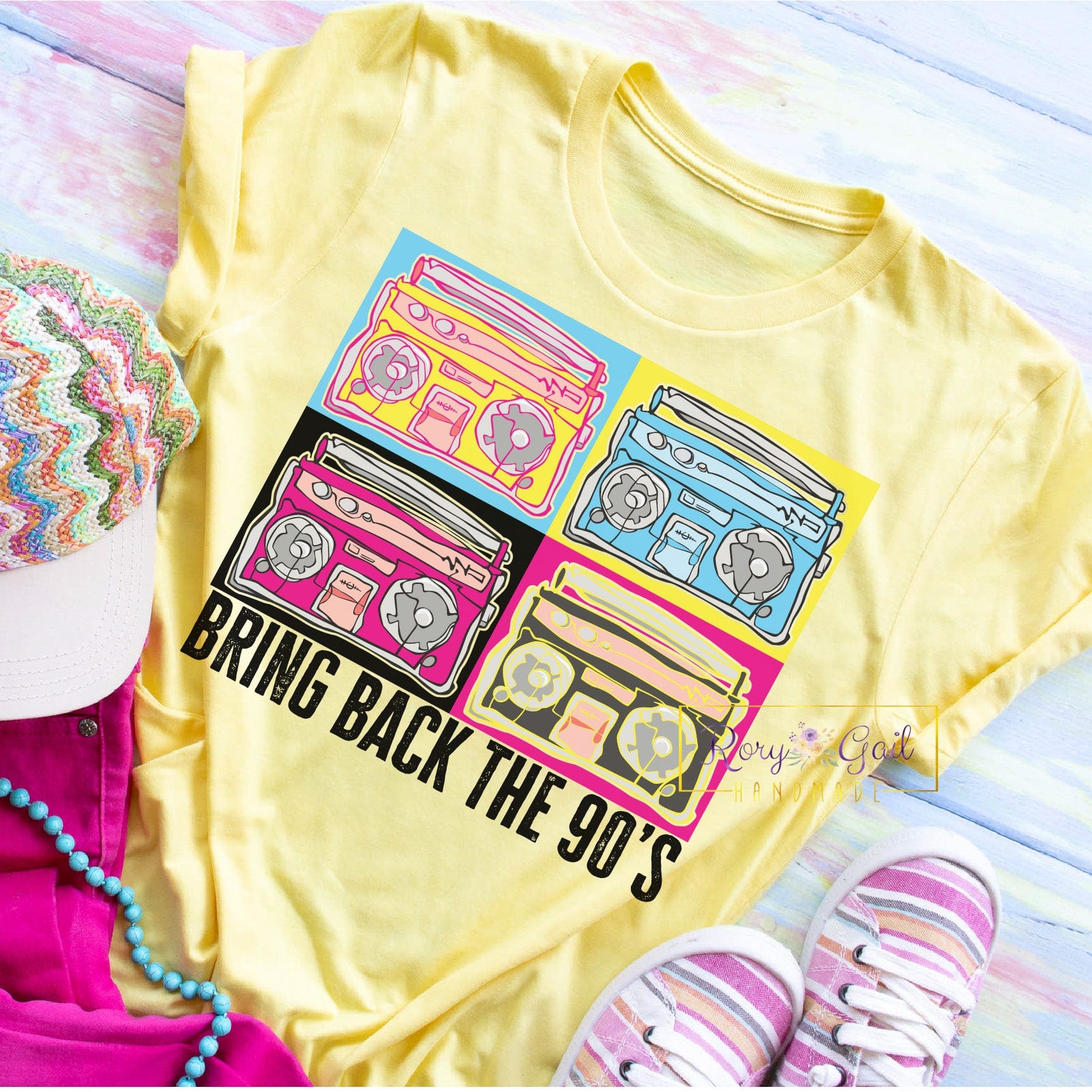 Rory Gail Handmade Shirt Bring Back The 90s Adult Tee