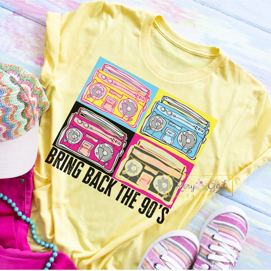 Rory Gail Handmade Shirt Bring Back The 90s Adult Tee