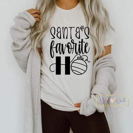 Rory Gail Handmade Shirt Santa’s Favorite Ho
