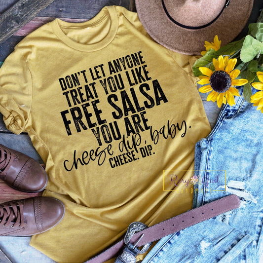 Rory Gail Handmade Shirt You’re Not Free Salsa Adult Tee