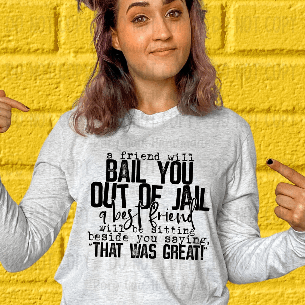 Rory Gail Handmade Shirts & Tops A Fried Will Bail You Out Adult Tee