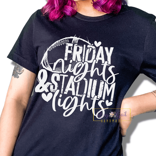 Rory Gail Handmade Shirts & Tops Friday Nights & Stadium Lights Adult