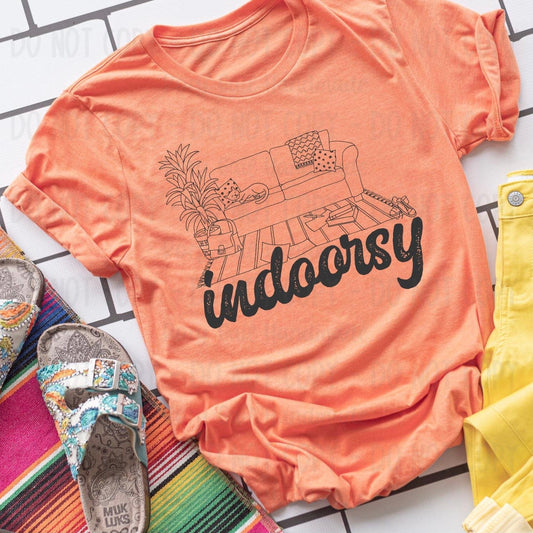 Rory Gail Handmade Shirts & Tops Indoorsy Adult Tee