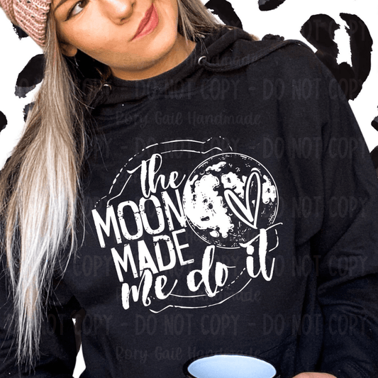 Rory Gail Handmade Shirts & Tops The Moon Made Me Do It Adult