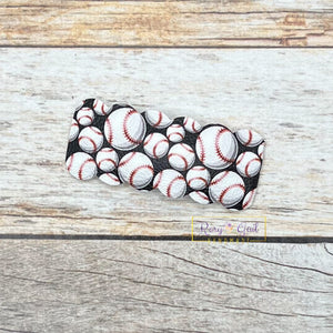 Rory Gail Handmade Snap Clips Baseballs 2” Snap Clip