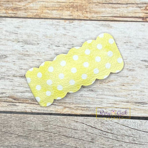 Rory Gail Handmade Snap Clips Spring Polka Dots 2” Snap Clip (SINGLES)