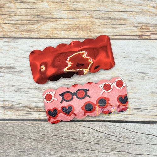 Rory Gail Handmade Snap Clips Sunglasses 2” Snap Clip Set