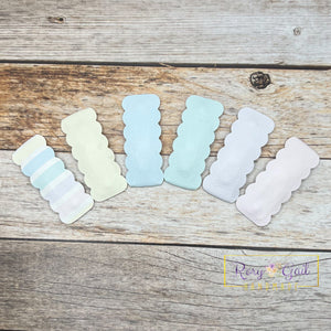 Rory Gail Handmade Snap Clips Whisper Pastel Solids 2” Snap Clip (SINGLES)