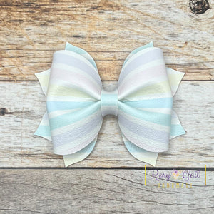 Rory Gail Handmade Whisper Pastel Solids 3.5 inch Pinch Bow