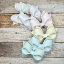 Load image into Gallery viewer, Rory Gail Handmade Whisper Pastel Solids 3.5 inch Pinch Bow
