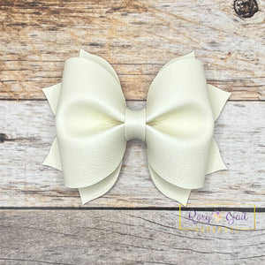 Rory Gail Handmade Whisper Pastel Solids 3.5 inch Pinch Bow